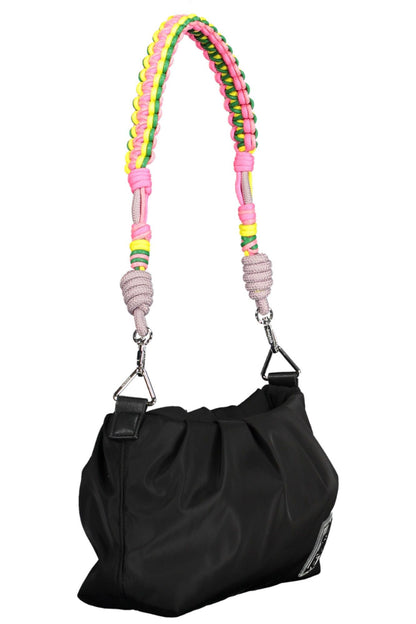 Bolso de mano de mujer de poliéster negro Desigual