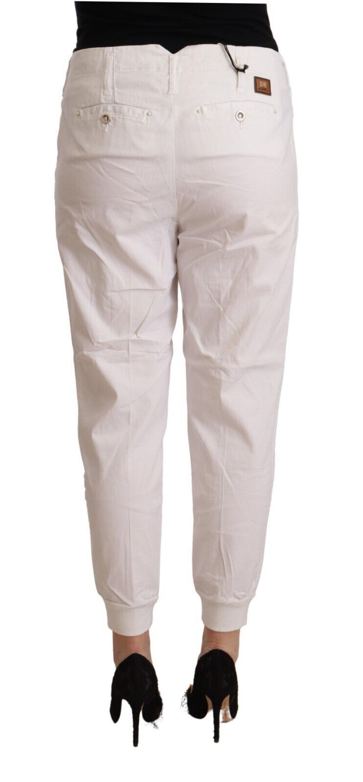 Pantalones cortos cónicos blancos Met Chic