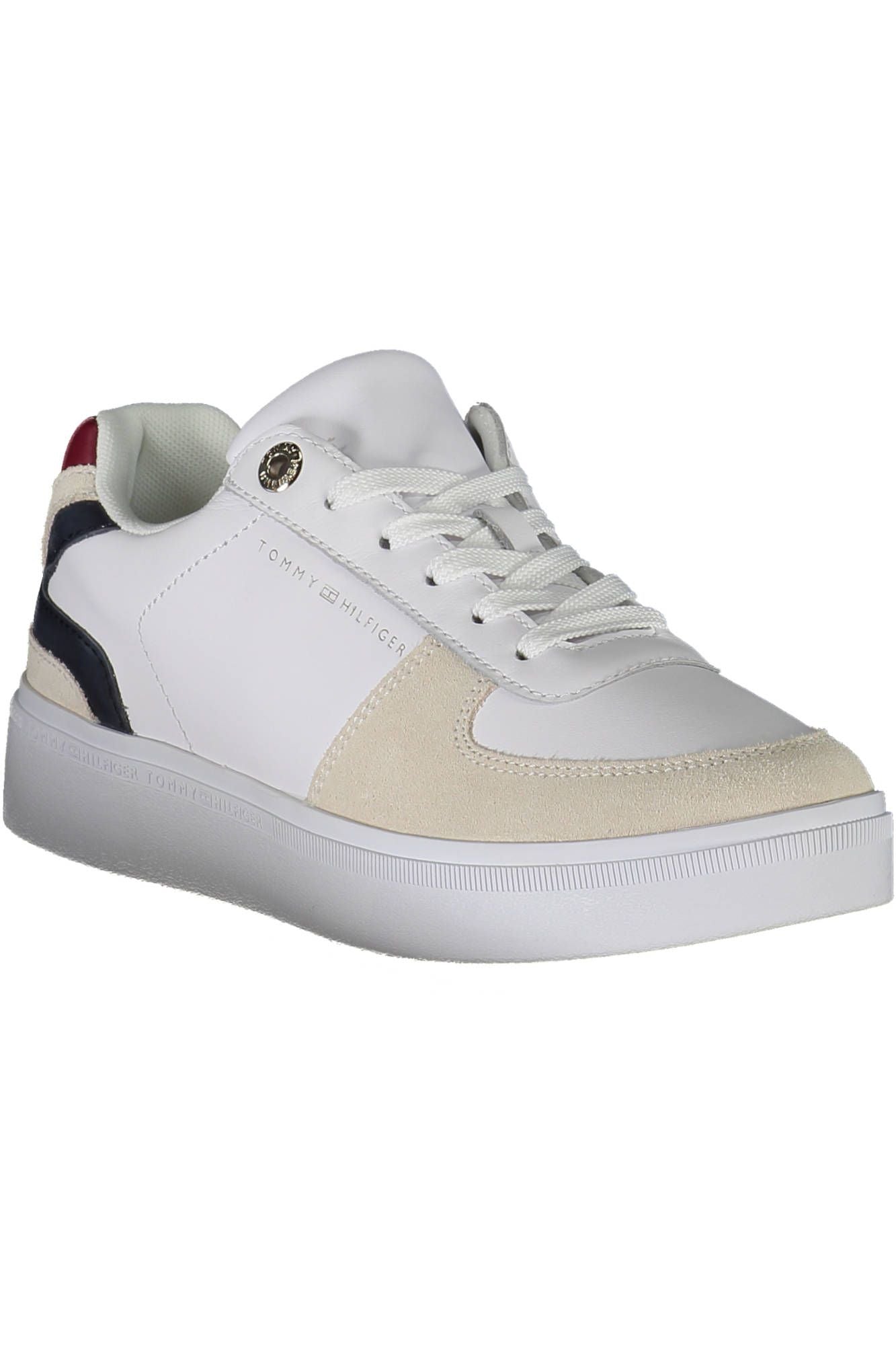 Zapatillas de piel blancas para mujer de Tommy Hilfiger