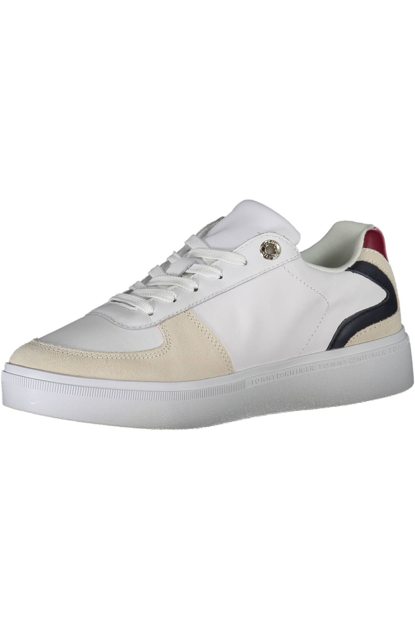 Zapatillas de piel blancas para mujer de Tommy Hilfiger