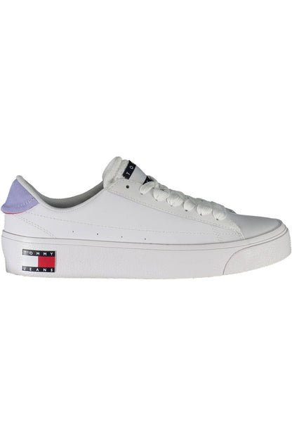 Zapatillas de piel blancas para mujer de Tommy Hilfiger