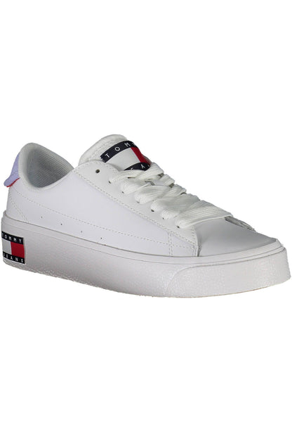 Zapatillas de piel blancas para mujer de Tommy Hilfiger