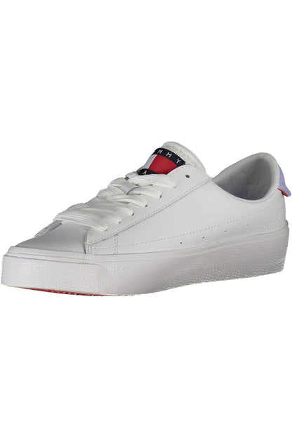 Zapatillas de piel blancas para mujer de Tommy Hilfiger