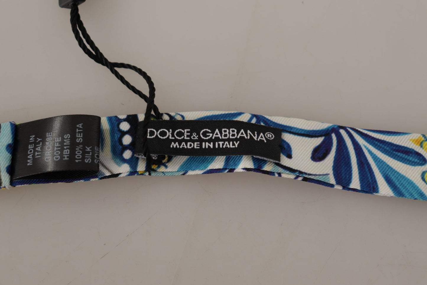 Dolce &amp; Gabbana Majolica Print Silk fluga