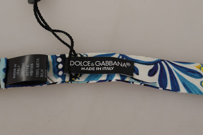 Dolce &amp; Gabbana Majolica Print Silk fluga