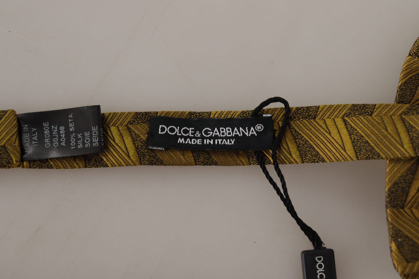 Dolce &amp; Gabbana elegant guldsilke fluga