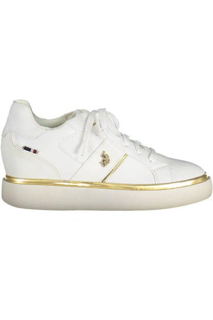 US POLO ASSN. Zapatillas blancas de poliéster para mujer