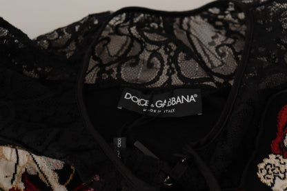 Dolce &amp; Gabbana broderad ängla cardigan tröja