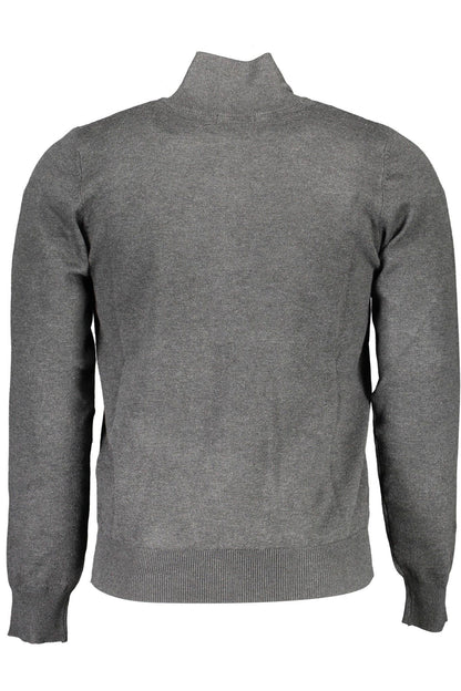 U.S. Grand Polo Gray Viscose Men Sweater