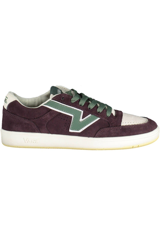 Zapatillas Vans de cuero morado para hombre