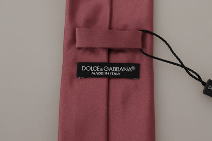 Dolce &amp; Gabbana elegant rosa sidenfluga