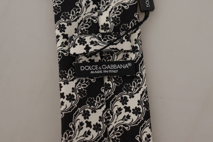 Dolce &amp; Gabbana elegant sidenfluga med blommönster