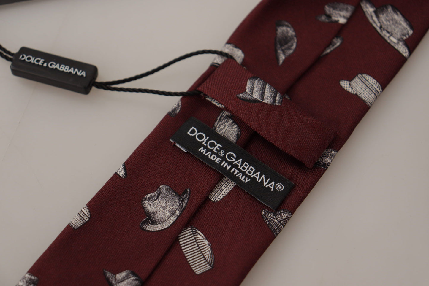 Dolce &amp; Gabbana Maroon Elegance Sidenslips