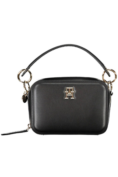 Bolso de mano de mujer de polietileno negro Tommy Hilfiger