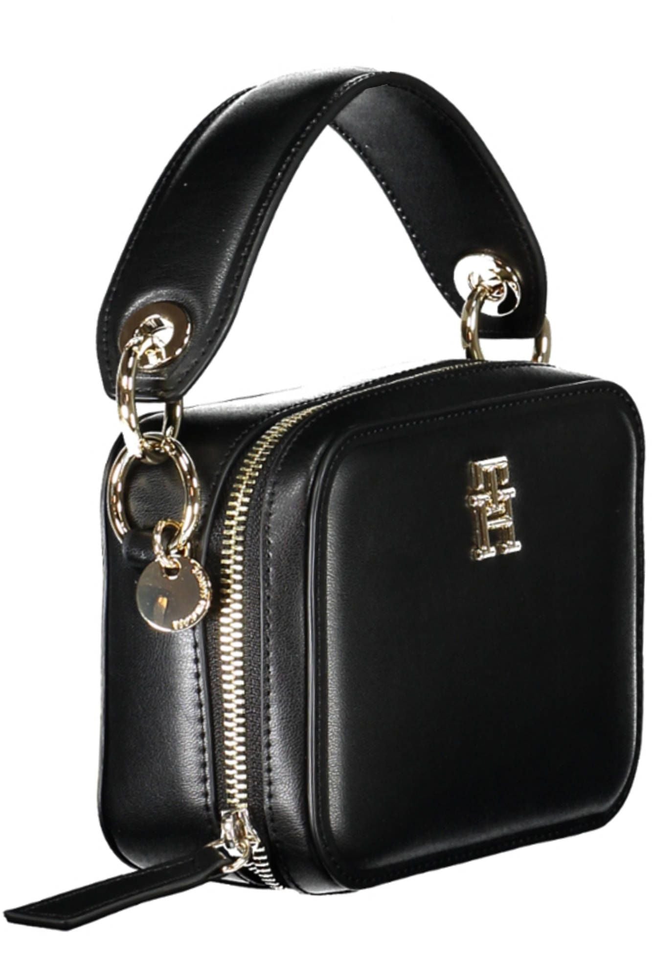 Bolso de mano de mujer de polietileno negro Tommy Hilfiger