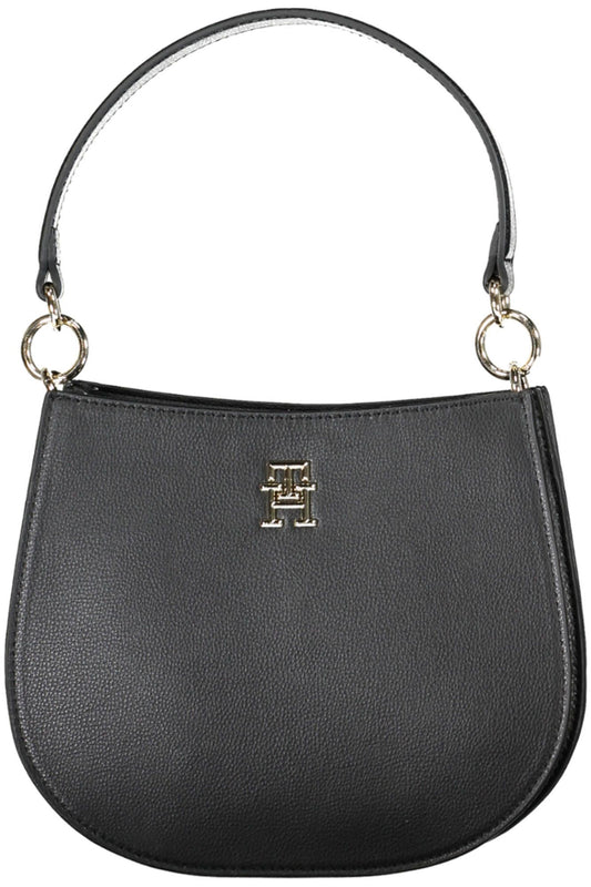 Bolso de mano de mujer Tommy Hilfiger de poliéster negro