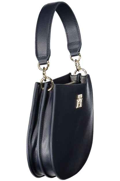 Bolso de mano de mujer de poliéster azul Tommy Hilfiger