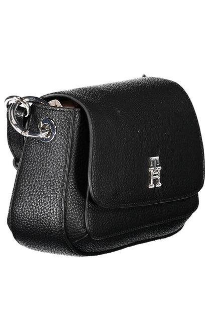 Bolso de mano de mujer de polietileno negro Tommy Hilfiger