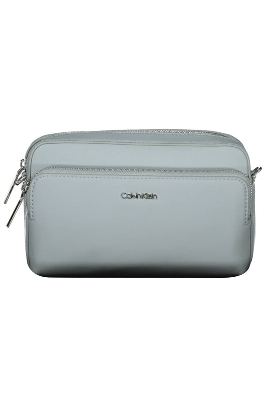 Bolso de mano de poliéster azul claro para mujer de Calvin Klein