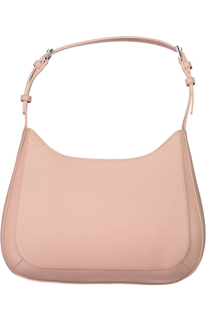 Bolso de mano de poliéster rosa para mujer de Calvin Klein