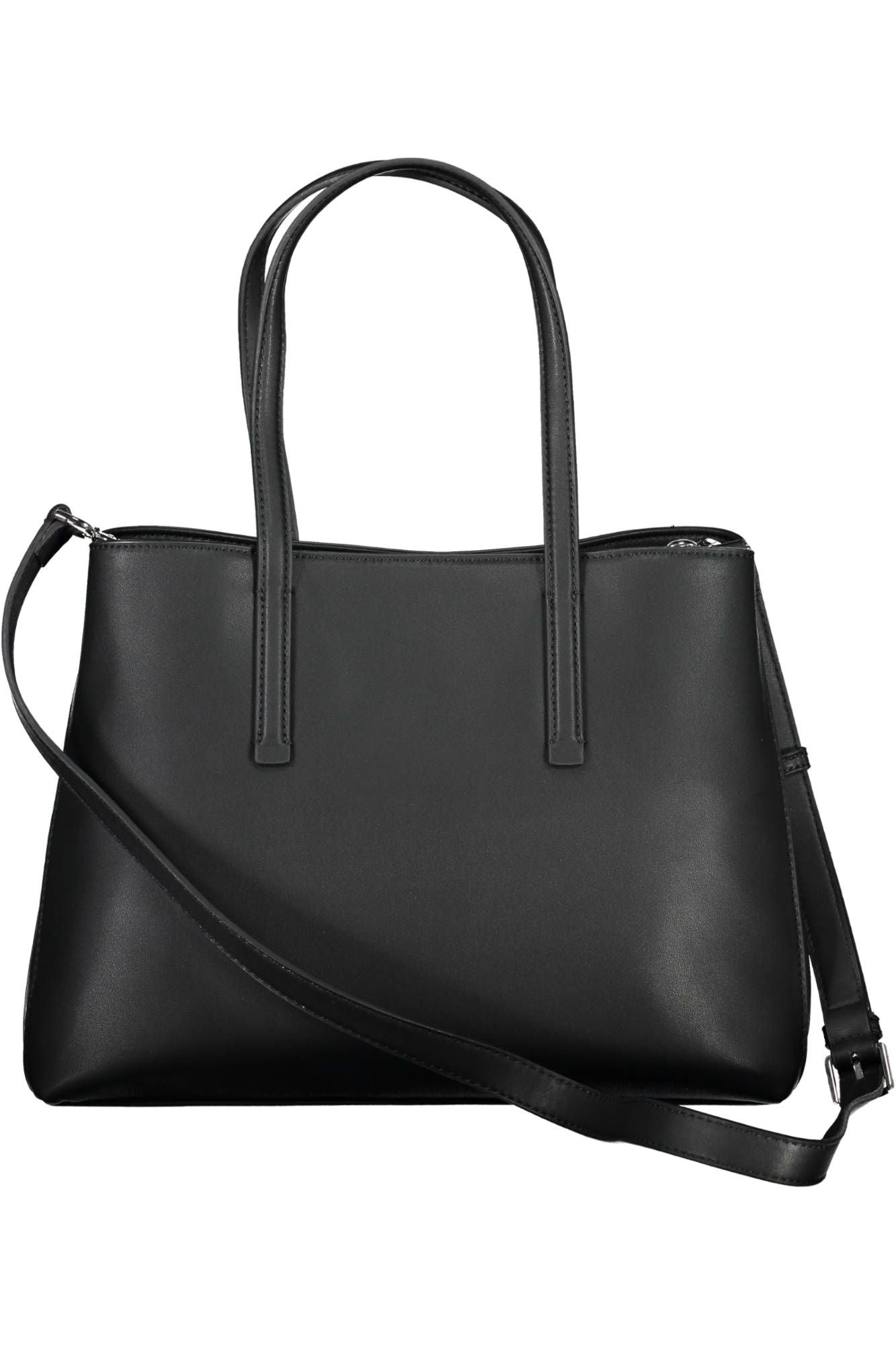 Bolso de mano de mujer de poliéster negro de Calvin Klein