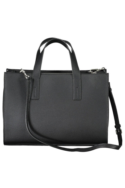 Bolso de mano de mujer de poliéster negro de Calvin Klein