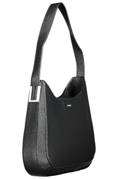 Bolso de mano de mujer de poliéster negro de Calvin Klein