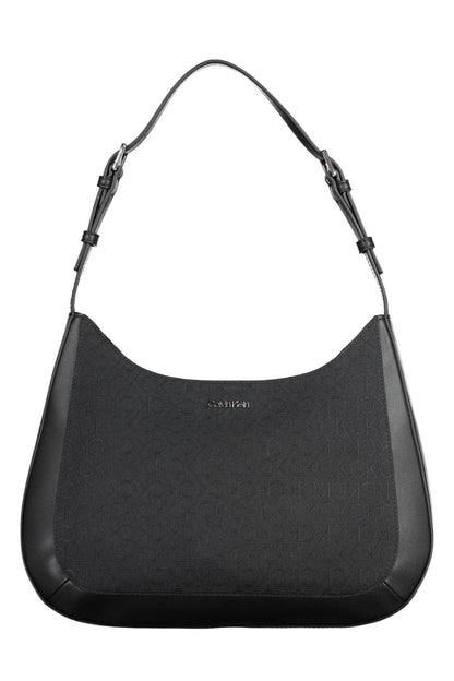 Bolso de mano de mujer de poliéster negro de Calvin Klein