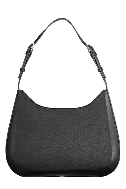 Bolso de mano de mujer de poliéster negro de Calvin Klein