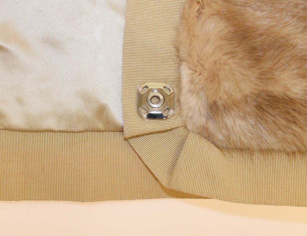 Dolce &amp; Gabbana Exklusiv Beige MINK Fur Scarf Wrap