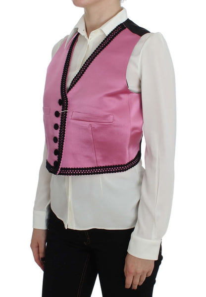 Dolce & Gabbana Silk-Cotton Blend Torero Inspired Vest