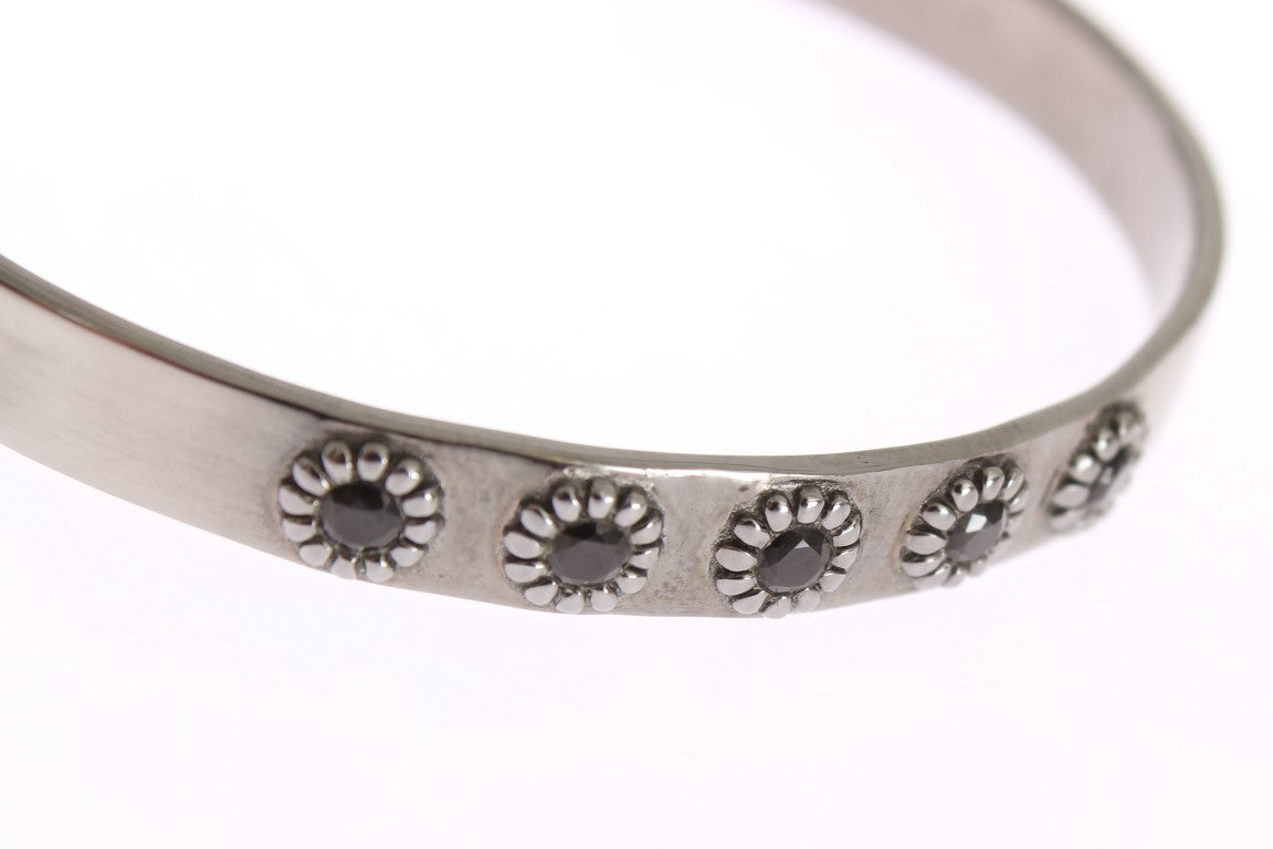 Elegante brazalete de plata con circonitas cúbicas Nialaya para ella