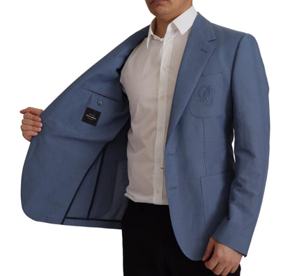 Dolce & Gabbana Elegant Single Breasted Linen Jacket