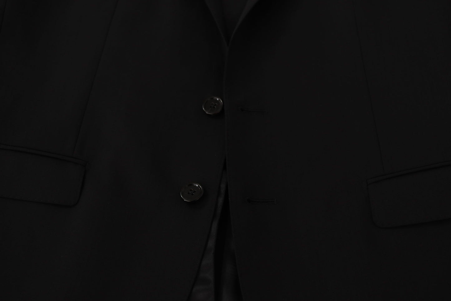 Dolce &amp; Gabbana Elegant Slim Fit Black Blazer Jacka