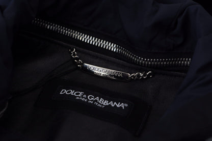 Dolce &amp; Gabbana Elegant Black Bomber Blouson Jacka