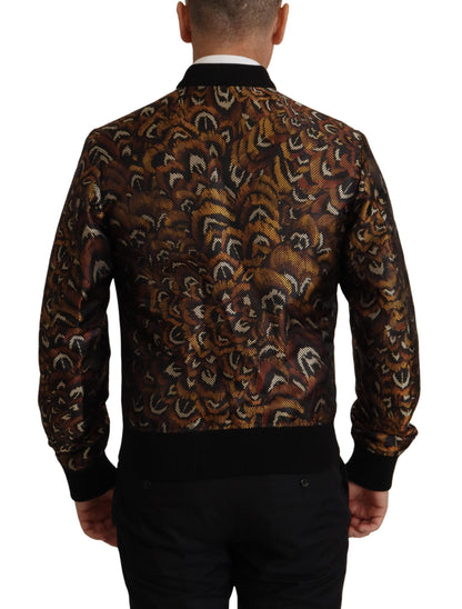 Dolce &amp; Gabbana Elegant brun Blouson-jacka