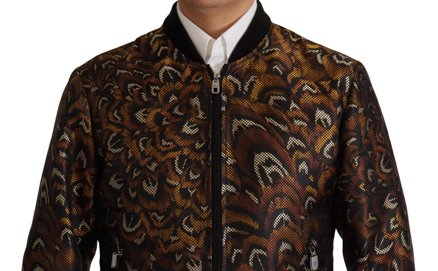 Dolce &amp; Gabbana Elegant brun Blouson-jacka