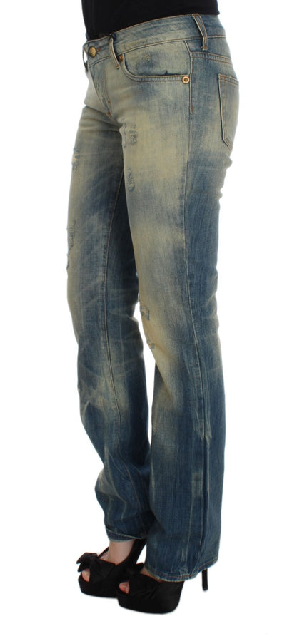 Cavalli Elegant Slim Bootcut blå jeans