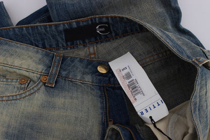 Cavalli Elegant Slim Bootcut blå jeans