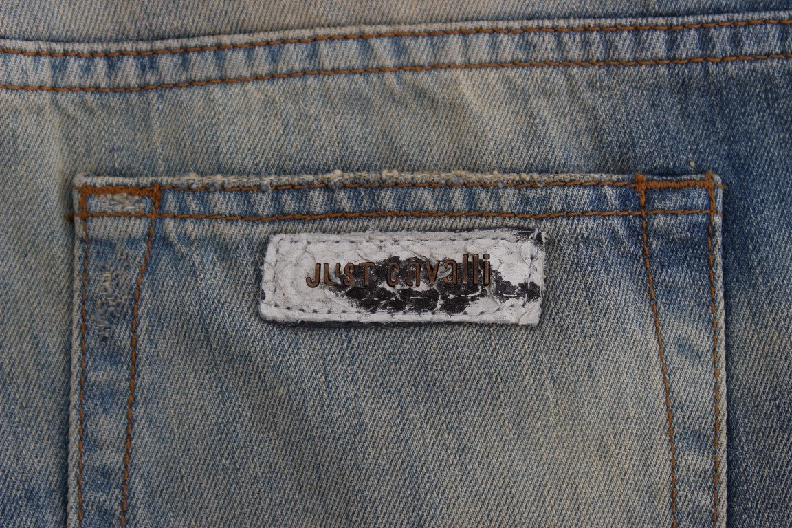 Cavalli Elegant Slim Bootcut blå jeans