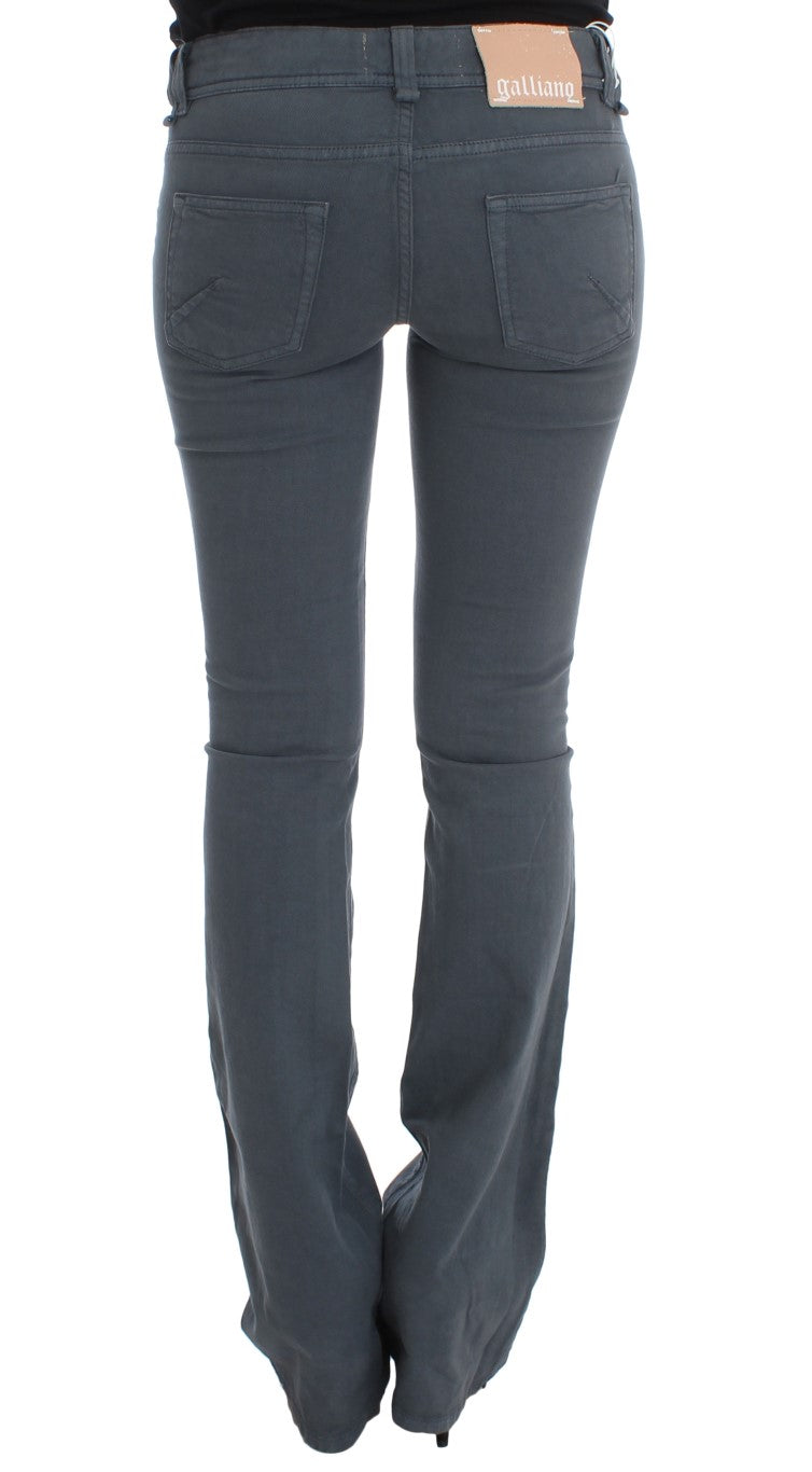 John Galliano Elegant Slim Fit Bootcut Jeans