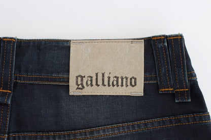 John Galliano Chic boyfriend fit blå jeans