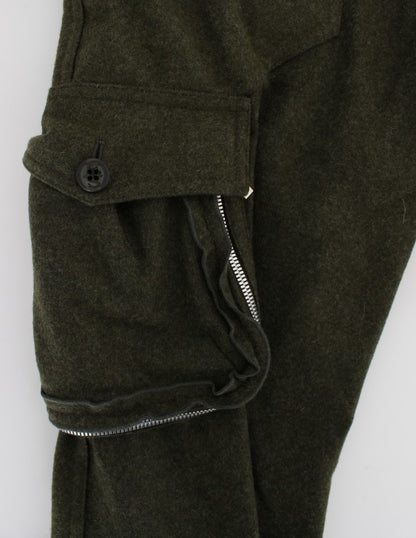 Ermanno Scervino Chic pantalones cargo verdes para un estilo sin esfuerzo