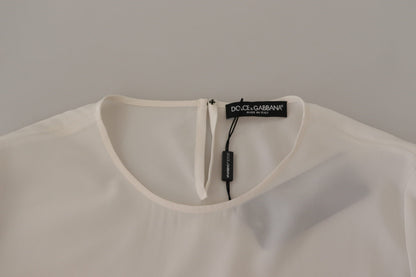 Dolce &amp; Gabbana elegant sidentopp med logotypbroderi