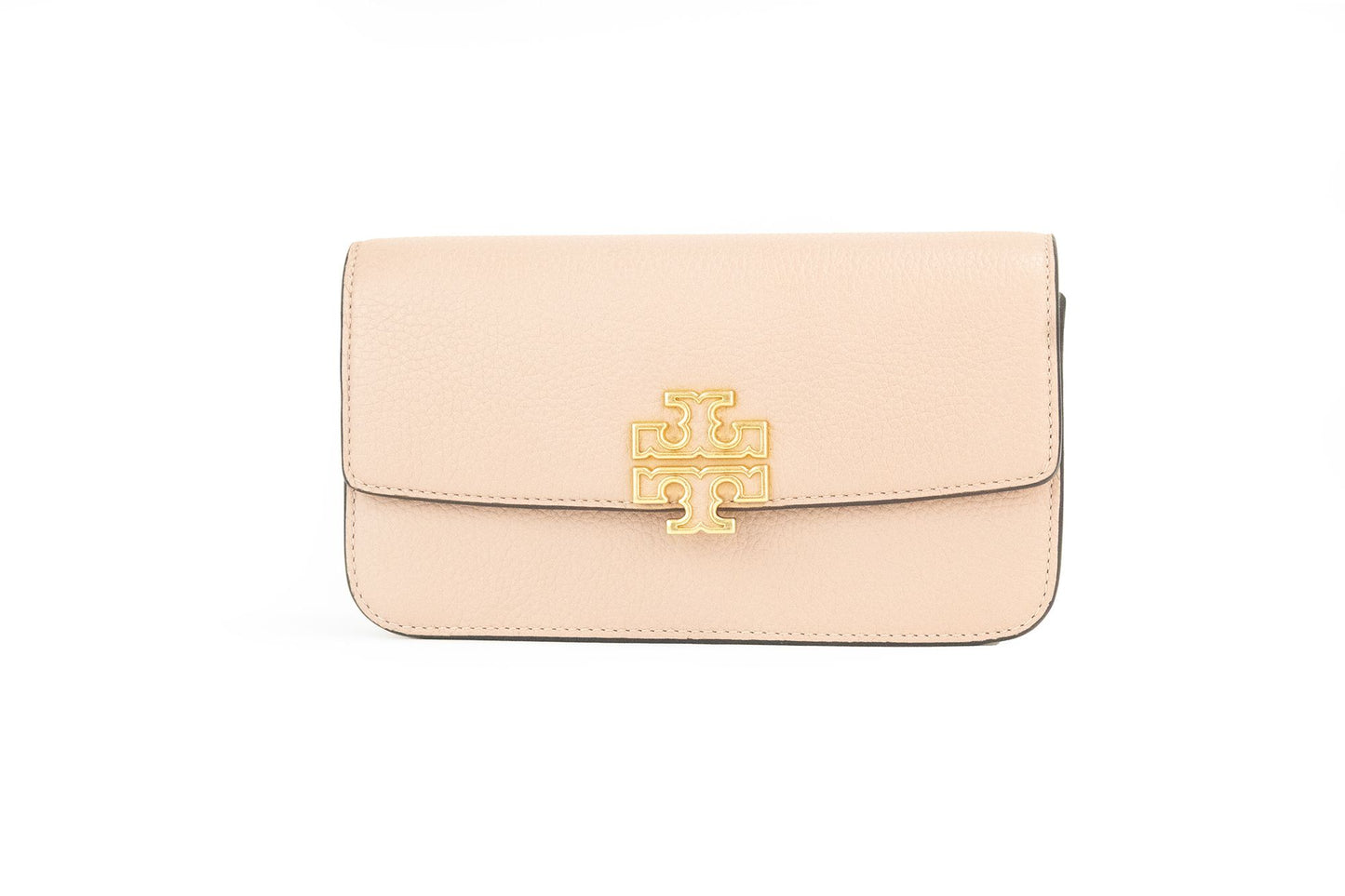 Bolso bandolera tipo cartera con cadena de piel de becerro Britten de Tory Burch