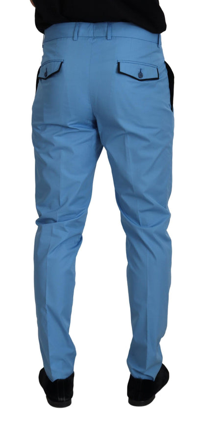 Dolce &amp; Gabbana Elegant Slim Fit Chinos - Unna dig italiensk lyx