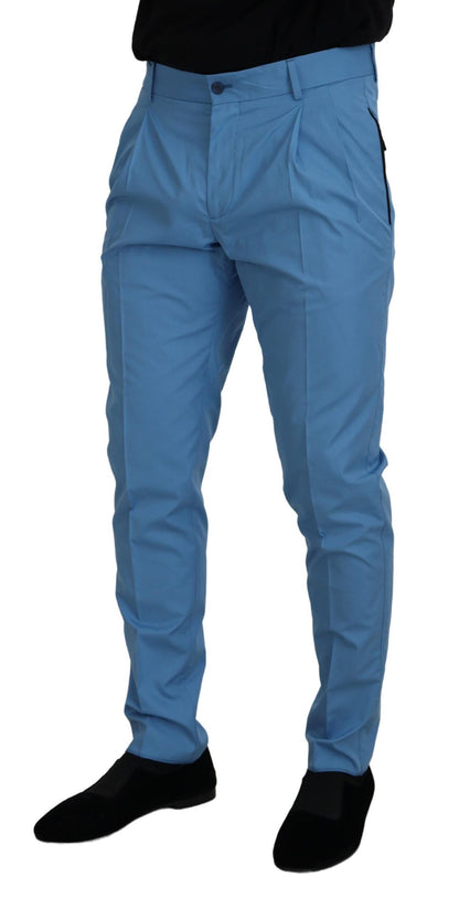 Dolce &amp; Gabbana Elegant Slim Fit Chinos - Unna dig italiensk lyx