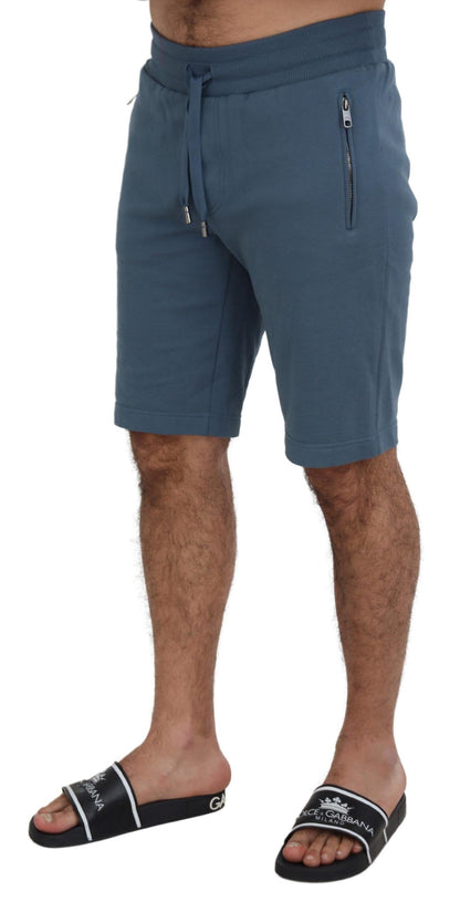 Dolce &amp; Gabbana Elegant Blue Bermuda Shorts - Normal passform