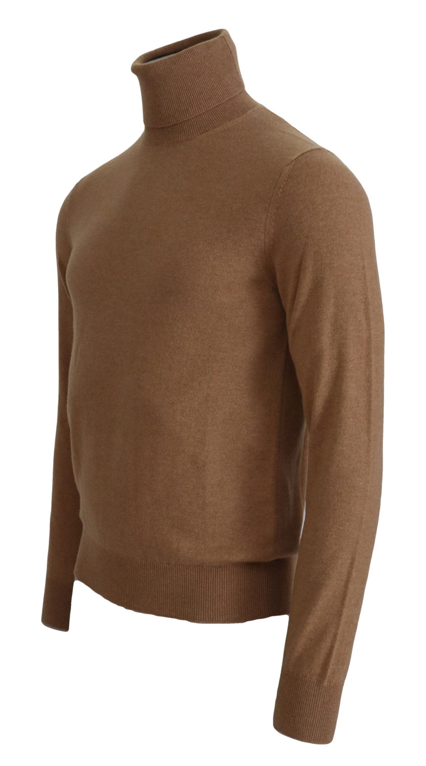 Dolce &amp; Gabbana Beige Cashmere Tröja med turtleneck