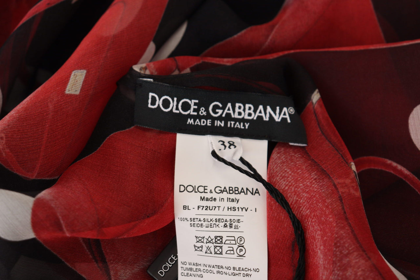 Dolce &amp; Gabbana Silk Blus med Sicilian Print - Lyxig &amp; Chic